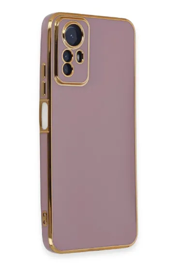 Newface Xiaomi Redmi Note 12S Kılıf Volet Silikon - Mor resmi