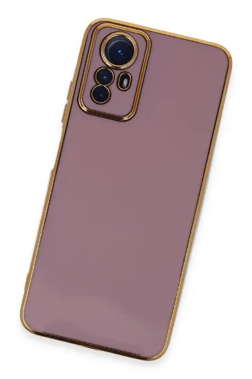Newface Xiaomi Redmi Note 12S Kılıf Volet Silikon - Mor resmi