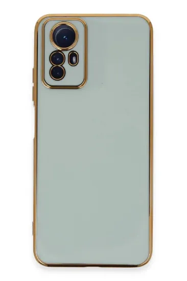 Newface Xiaomi Redmi Note 12S Kılıf Volet Silikon - Açık Yeşil resmi