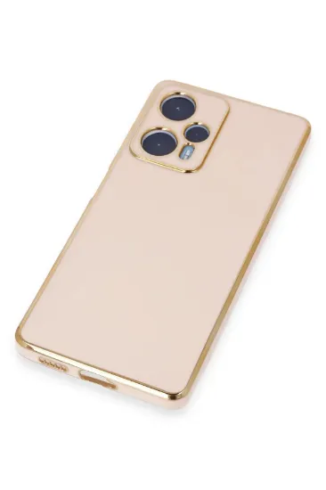 Newface Xiaomi Poco F5 Kılıf Volet Silikon - Pembe resmi