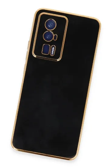 Newface Xiaomi Poco F5 Pro Kılıf Volet Silikon - Siyah resmi