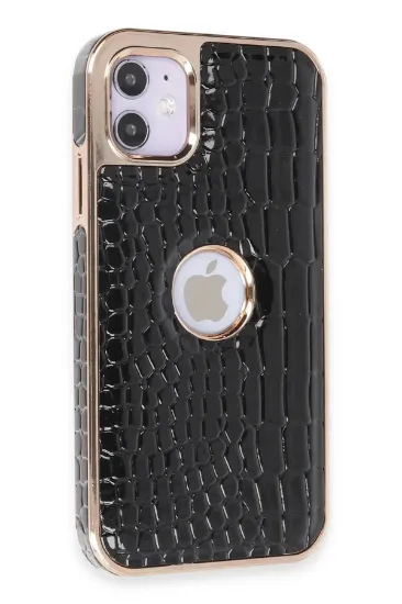 Newface iPhone 11 Kılıf Snake Kapak - Siyah resmi