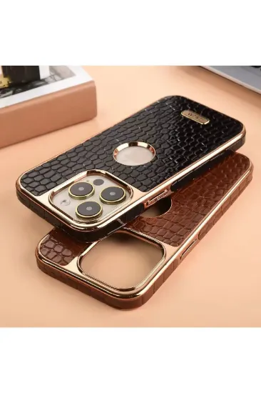 Newface iPhone 13 Pro Max Kılıf Snake Kapak - Siyah resmi