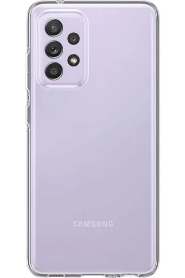 Newface Samsung Galaxy A72 Kılıf Lüx Şeffaf Silikon resmi