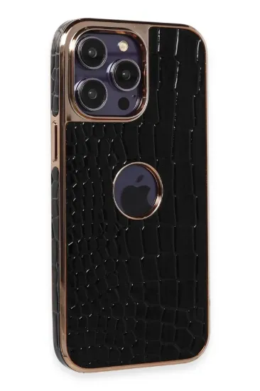 Newface iPhone 14 Pro Kılıf Snake Kapak - Siyah resmi