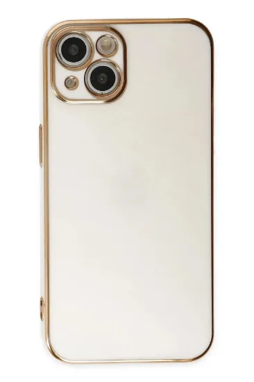 Newface iPhone 14 Kılıf Volet Silikon - Beyaz resmi