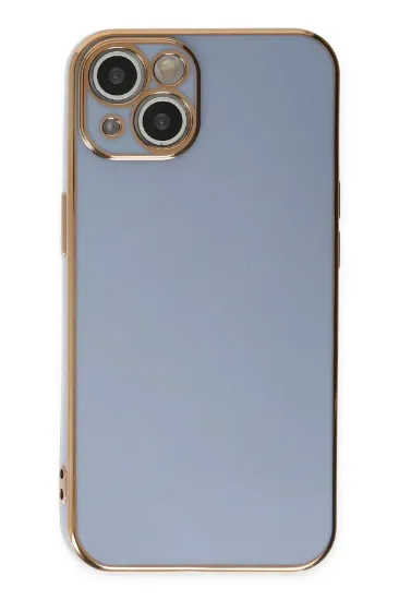 Newface iPhone 14 Kılıf Volet Silikon - Mavi resmi