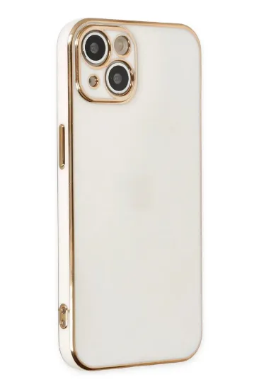 Newface iPhone 14 Plus Kılıf Volet Silikon - Beyaz resmi