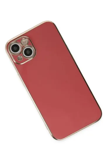Newface iPhone 14 Plus Kılıf Volet Silikon - Kırmızı resmi