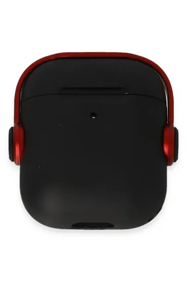 Newface Airpods 2 (2.nesil) Cool Kılıf - Siyah-Kırmızı resmi