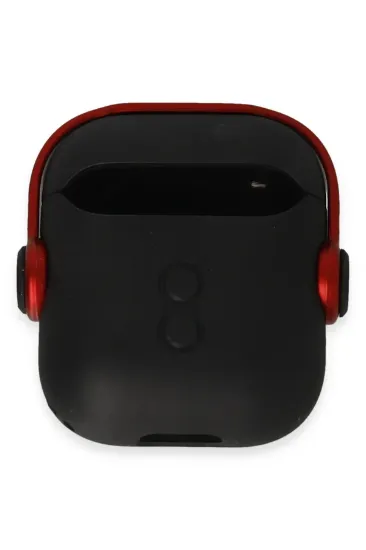 Newface Airpods 2 (2.nesil) Cool Kılıf - Siyah-Kırmızı resmi
