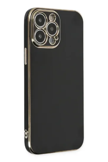 Newface iPhone 14 Pro Max Kılıf Volet Silikon - Siyah resmi