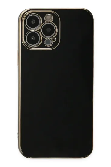 Newface iPhone 14 Pro Max Kılıf Volet Silikon - Siyah resmi