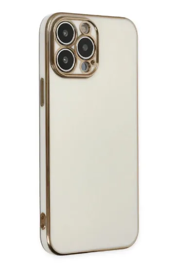 Newface iPhone 14 Pro Max Kılıf Volet Silikon - Beyaz resmi