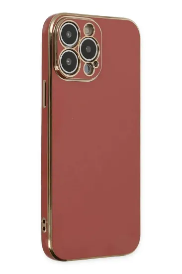 Newface iPhone 14 Pro Max Kılıf Volet Silikon - Kırmızı resmi