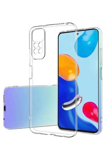 Newface Xiaomi Redmi Note 12 Pro 4G Kılıf Lüx Şeffaf Silikon resmi