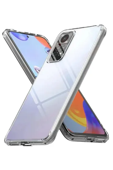 Newface Xiaomi Redmi Note 12 Pro 4G Kılıf Lüx Şeffaf Silikon resmi