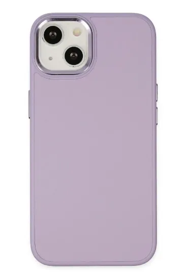Newface iPhone 14 Plus Kılıf Asya Deri Silikon - Lila resmi