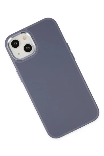 Newface iPhone 14 Plus Kılıf Asya Deri Silikon - Mor resmi