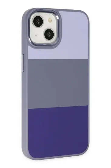 Newface iPhone 14 Plus Kılıf King Kapak - Lila-Mor resmi