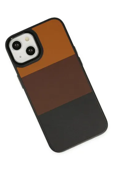 Newface iPhone 14 Plus Kılıf King Kapak - Taba-Siyah resmi