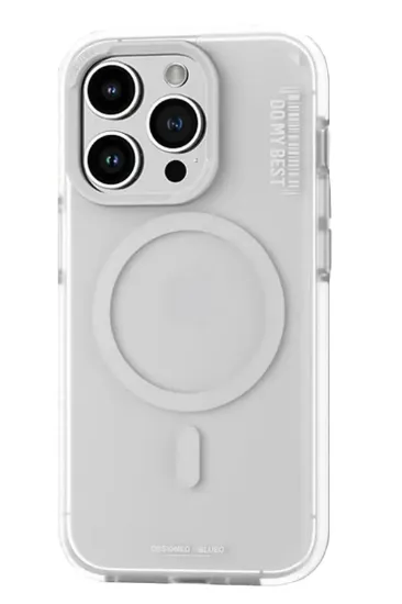 Newface iPhone 14 Pro Kılıf Blueo Friendly Magsafe Kapak - Beyaz resmi