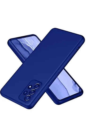 Newface Samsung Galaxy A32 Kılıf First Silikon - Lacivert resmi