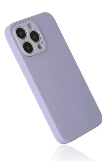 Newface iPhone 14 Pro Max Kılıf Glass Kapak - Lila resmi