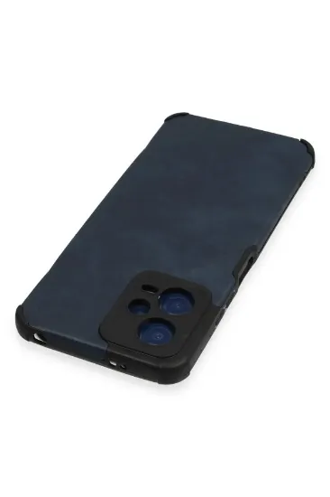 Newface Xiaomi Redmi Note 12 5G Kılıf Loop Deri Silikon - Lacivert resmi