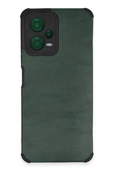 Newface Xiaomi Redmi Note 12 5G Kılıf Loop Deri Silikon - Yeşil resmi