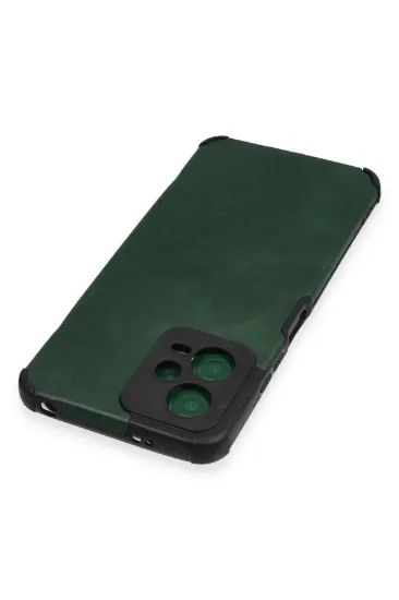 Newface Xiaomi Redmi Note 12 5G Kılıf Loop Deri Silikon - Yeşil resmi