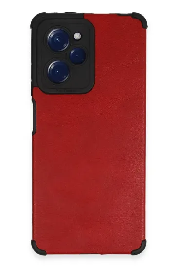 Newface Xiaomi Redmi Note 12 Pro 5G Kılıf Loop Deri Silikon - Kırmızı resmi