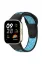 Newface Xiaomi Redmi Watch 3 Spor Delikli Kordon - Siyah-Mavi resmi