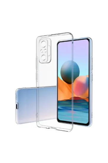 Newface Xiaomi Redmi Note 10 Pro Kılıf Lüx Şeffaf Silikon resmi