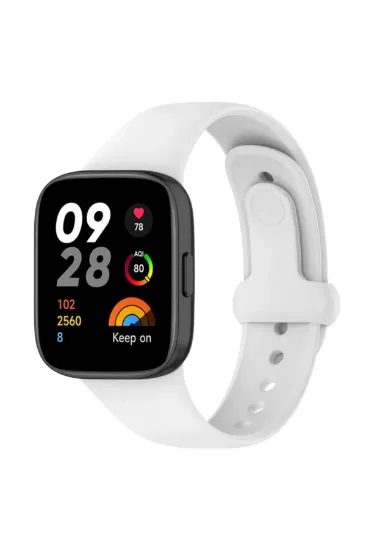 Newface Xiaomi Redmi Watch 3 Origin Silikon Kordon - Beyaz resmi