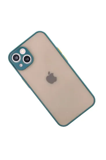 Newface iPhone 14 Kılıf Montreal Silikon Kapak - Yeşil resmi
