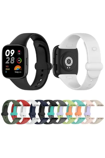 Newface Xiaomi Redmi Watch 3 Origin Silikon Kordon - Pudra resmi