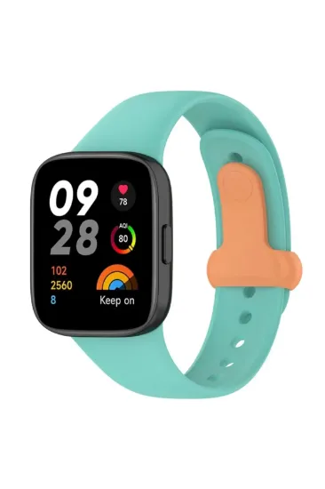Newface Xiaomi Redmi Watch 3 Origin Silikon Kordon - Turkuaz resmi