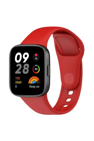 Newface Xiaomi Redmi Watch 3 Klasik Kordon - Kırmızı resmi