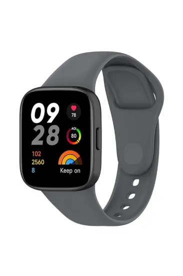 Newface Xiaomi Redmi Watch 3 Klasik Kordon - Füme resmi