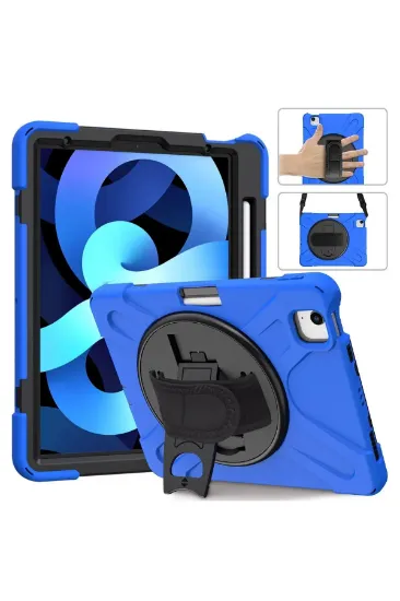 Newface iPad 2022 10.9 (10.nesil) Kılıf Amazing Tablet Kapak - Mavi resmi