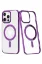 Newface iPhone 12 Pro Max Kılıf Element Magneticsafe Sert Kapak - Derin Mor resmi