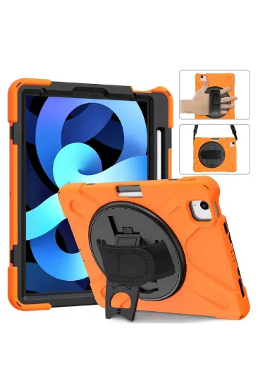 Newface iPad 2022 10.9 (10.nesil) Kılıf Amazing Tablet Kapak - Turuncu resmi