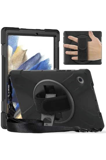 Newface Lenovo Tab M10 TB328FU Kılıf Amazing Tablet Kapak - Siyah resmi