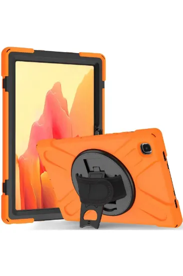 Newface Samsung Galaxy T220 Tab A7 Lite 8.7 Kılıf Amazing Tablet Kapak - Turuncu resmi