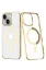 Newface iPhone 14 Plus Kılıf Element Magneticsafe Sert Kapak - Gold resmi