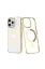 Newface iPhone 14 Pro Kılıf Element Magneticsafe Sert Kapak - Gold resmi