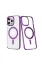 Newface iPhone 14 Pro Kılıf Element Magneticsafe Sert Kapak - Mor resmi