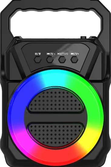 Newface ABS-1309 RGB FM Kablosuz Hoparlör - Siyah resmi