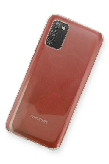 Newface Samsung Galaxy A02S Kılıf Deluxe 2mm Şeffaf Silikon resmi